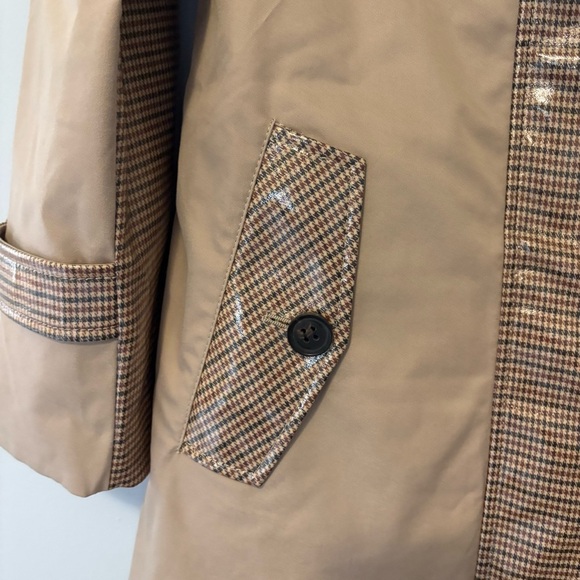 Mackage Montreal Beige Houndstooth Trim Coat Women’s XS - Picture 7 of 7